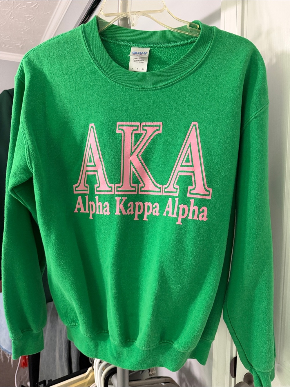 Alpha Kappa Alpha Green Crewneck Sweatshirt